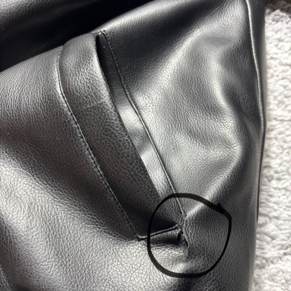 Zorro Jacket Mens 3XL Vintage USA Bomber Vegan Leather Patriotic American Pride - Picture 9 of 14